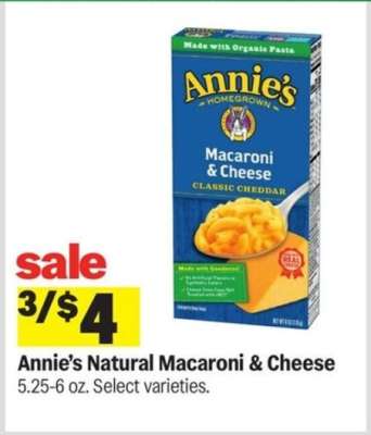Annie's Natural Macaroni & Cheese