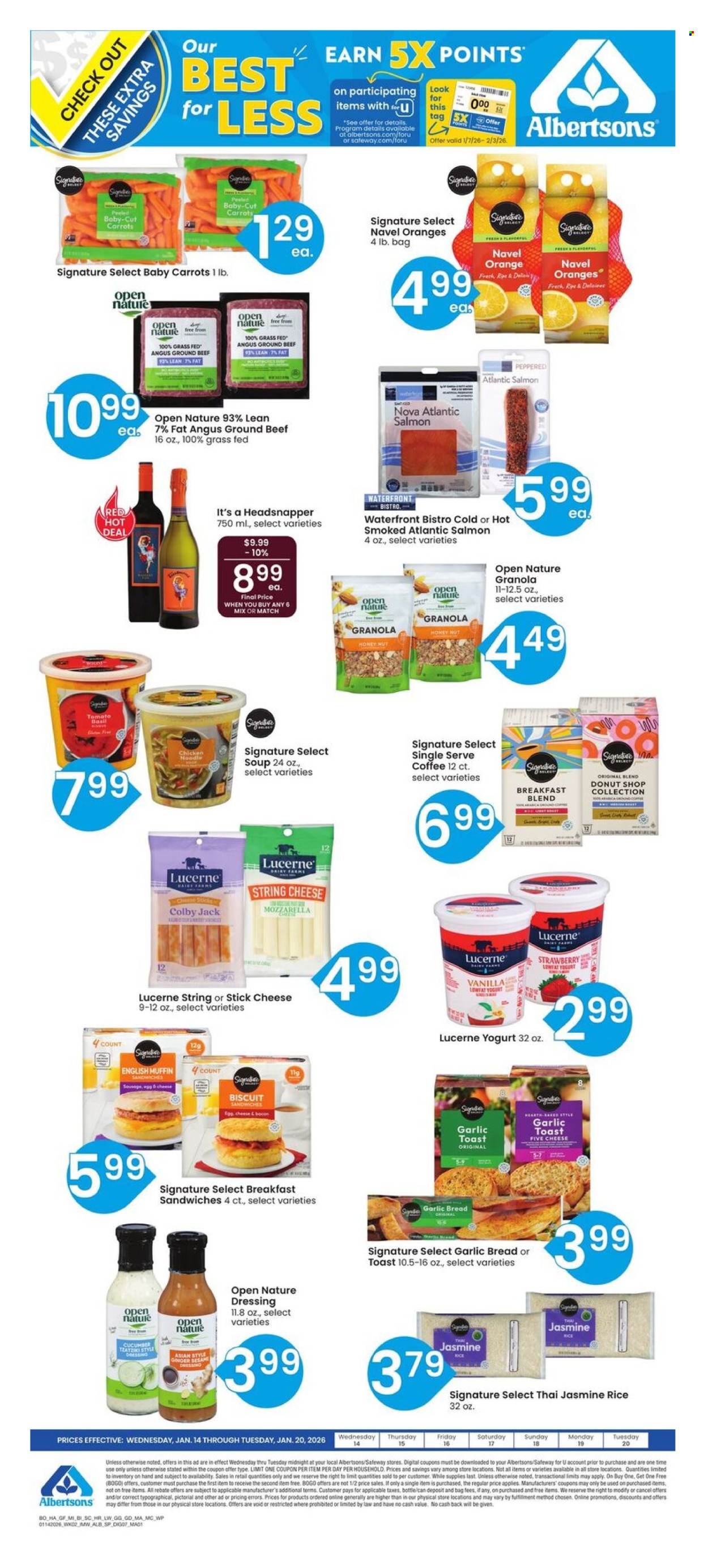 Albertsons ad - 01/14/2026 - 01/20/2026. Page 1
