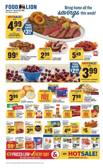 Food Lion Flyer - 01/14/2026 - 01/20/2026.