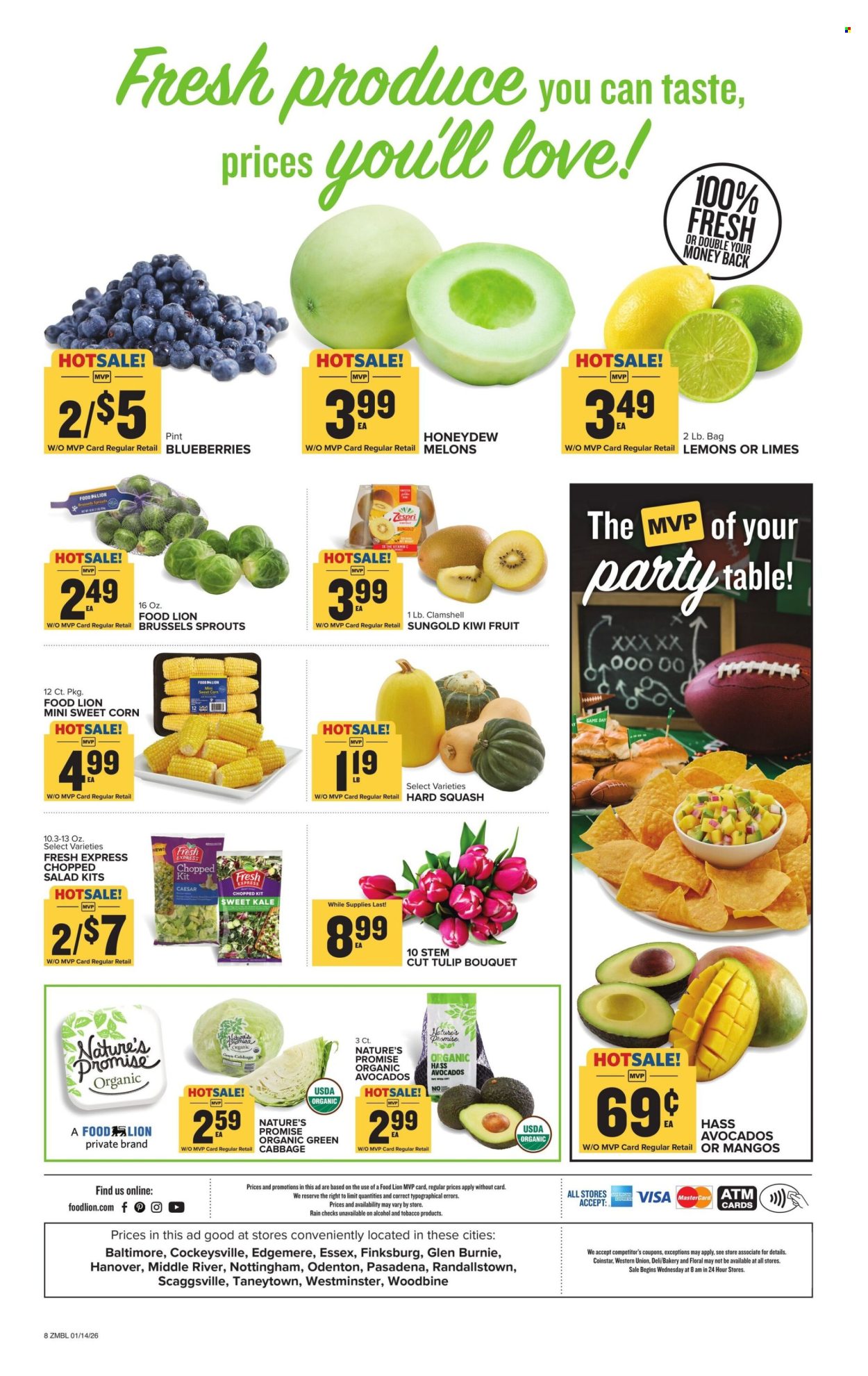Food Lion ad - 01/14/2026 - 01/20/2026. Page 8