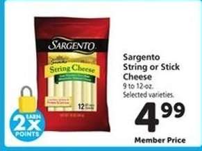 Sargento String or Stick Cheese