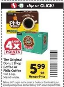 The Original Donut Shop Coffee or Philz Coffee