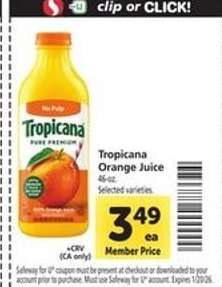Tropicana Orange Juice