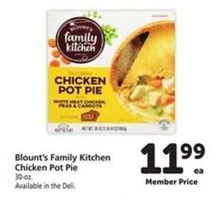 BLOUNT'S FAMILY KITCHEN CHICKEN POT PIE