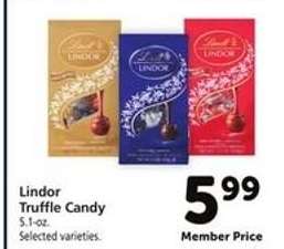 Lindor Truffle Candy