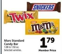 Mars Standard Candy Bar