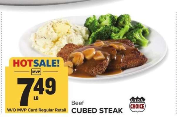 Beef Cubed Steak