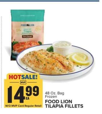 Food Lion Tilapia Fillets
