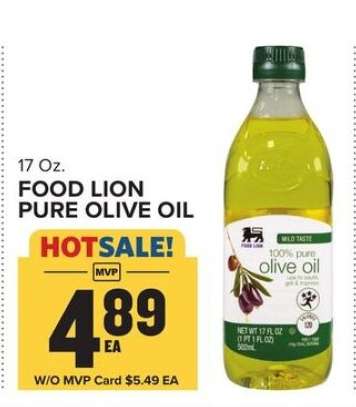 FOOD LION PURE OLIVE OIL