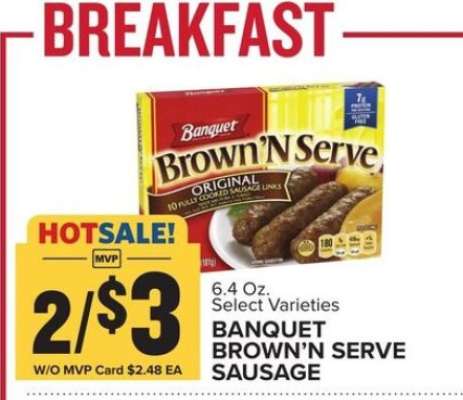 Banquet Brown'N Serve Sausage