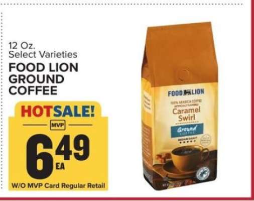 FOOD LION GROUND COFFEE