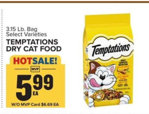 Temptations Dry Cat Food