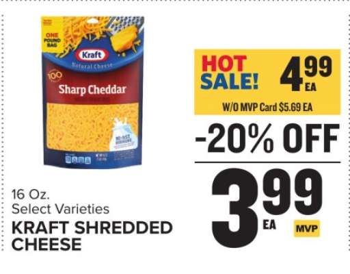 Kraft Shredded Cheese