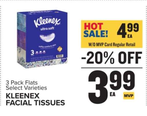 Kleenex Facial Tissues