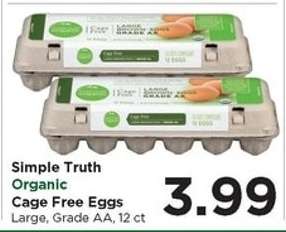 Simple Truth Organic Cage Free Eggs