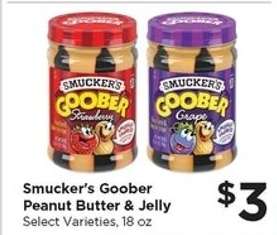 Smucker's Goober Peanut Butter & Jelly