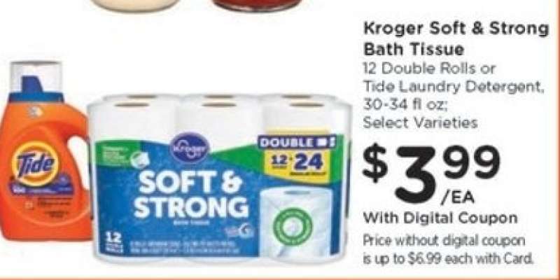 Kroger Soft & Strong Bath Tissue