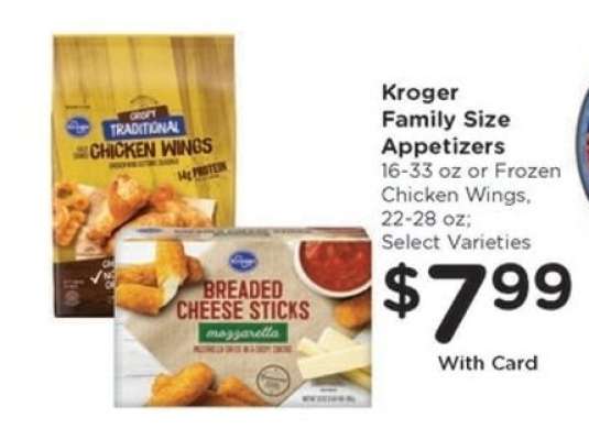 Kroger Family Size Appetizers