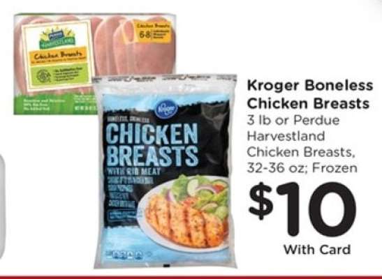 Kroger Boneless Chicken Breasts