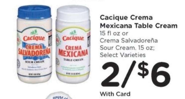 Cacique Crema Mexicana Table Cream