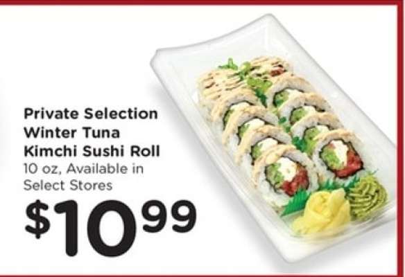 Private Selection Winter Tuna Kimchi Sushi Roll