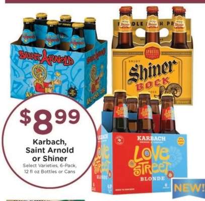 Karbach, Saint Arnold or Shiner