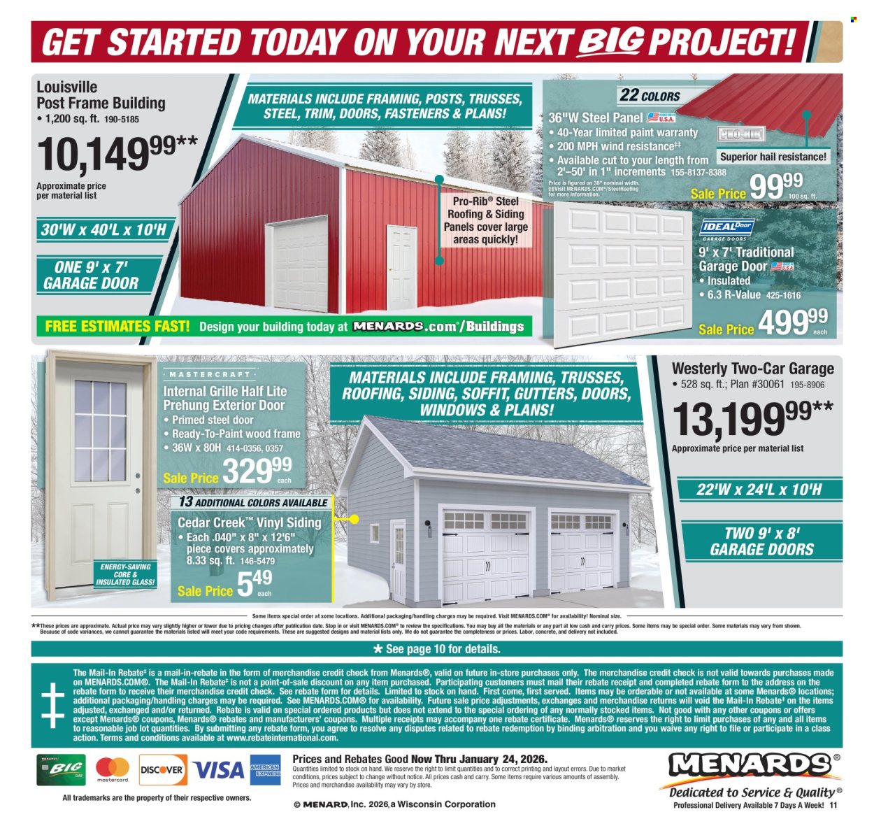 Menards ad - 01/15/2026 - 01/24/2026. Page 14