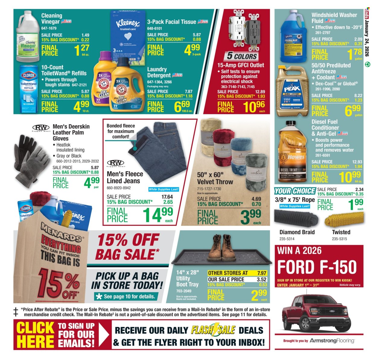 Menards ad - 01/15/2026 - 01/24/2026. Page 16