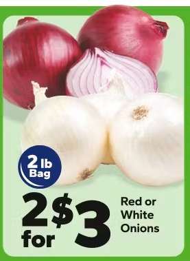 Red or White Onions