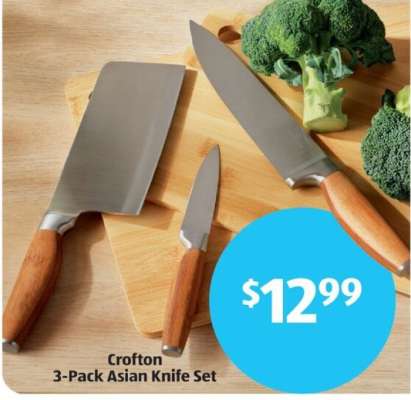 Crofton 3-Pack Asian Knife Set