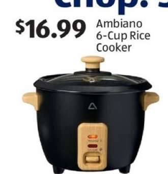 Ambiano 6-Cup Rice Cooker
