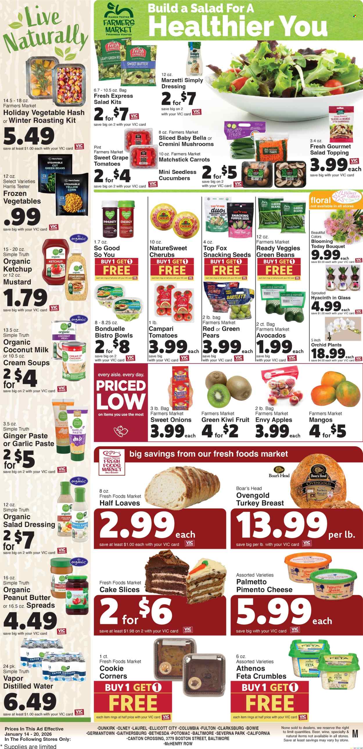 Harris Teeter ad - 01/14/2026 - 01/20/2026. Page 11
