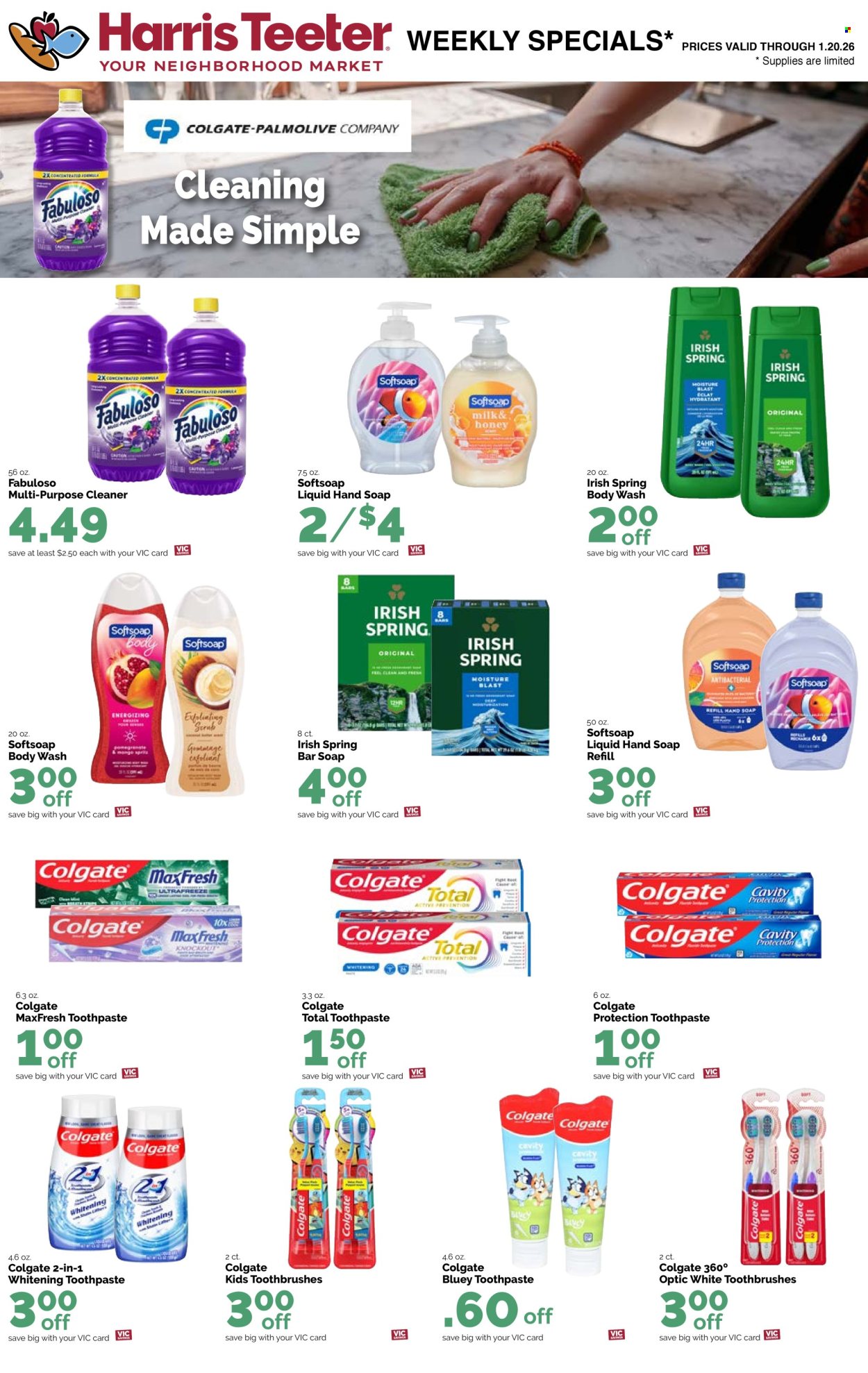 Harris Teeter ad - 01/14/2026 - 01/20/2026. Page 12