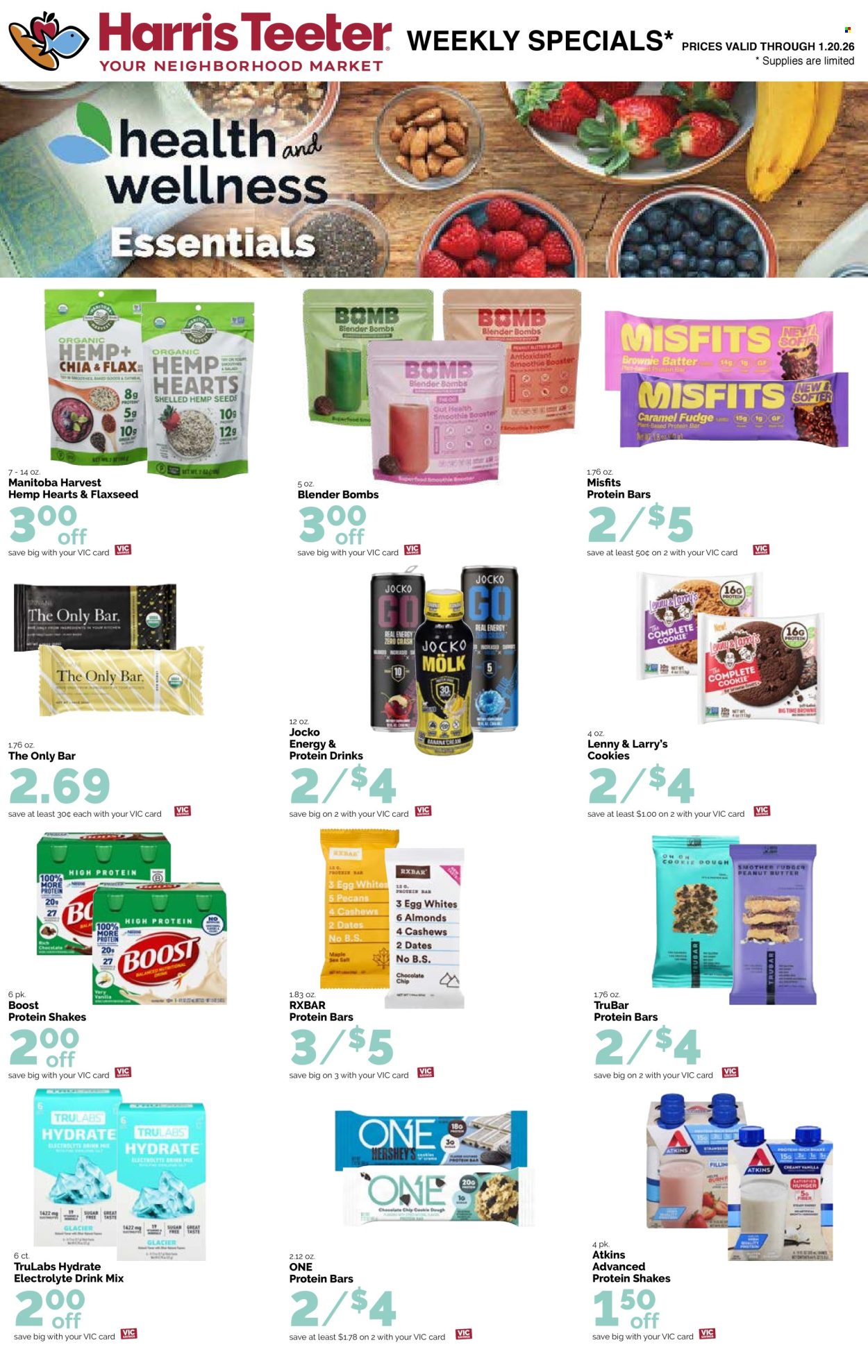 Harris Teeter ad - 01/14/2026 - 01/20/2026. Page 16