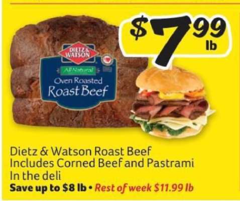 Dietz & Watson Roast Beef