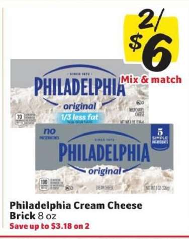 Philadelphia Cream Cheese Brick