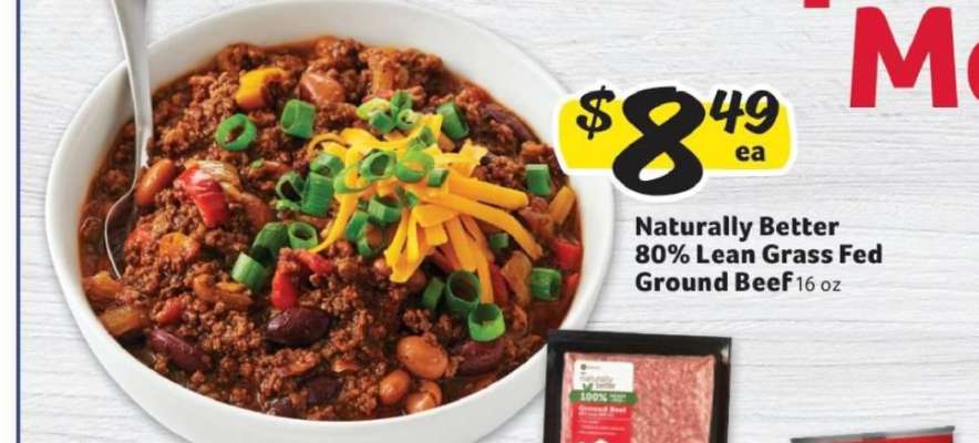 Naturally Better 80% Lean Grass Fed Ground Beef