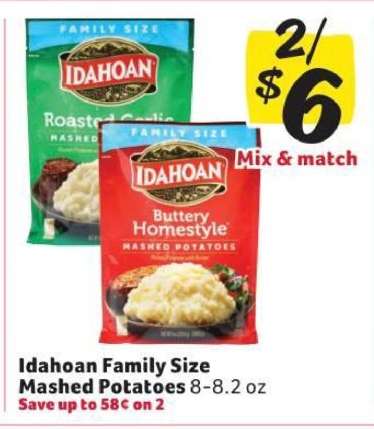 Idahoan Family Size Mashed Potatoes