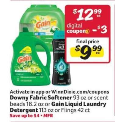 Gain Liquid Laundry Detergent