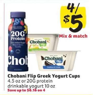 Chobani Flip Greek Yogurt Cups