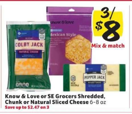 Know & Love or SE Grocers Cheese