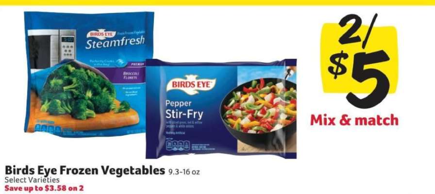 Birds Eye Frozen Vegetables