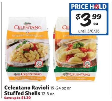 Celentano Ravioli or Stuffed Shells