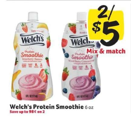 Welch's Protein Smoothie
