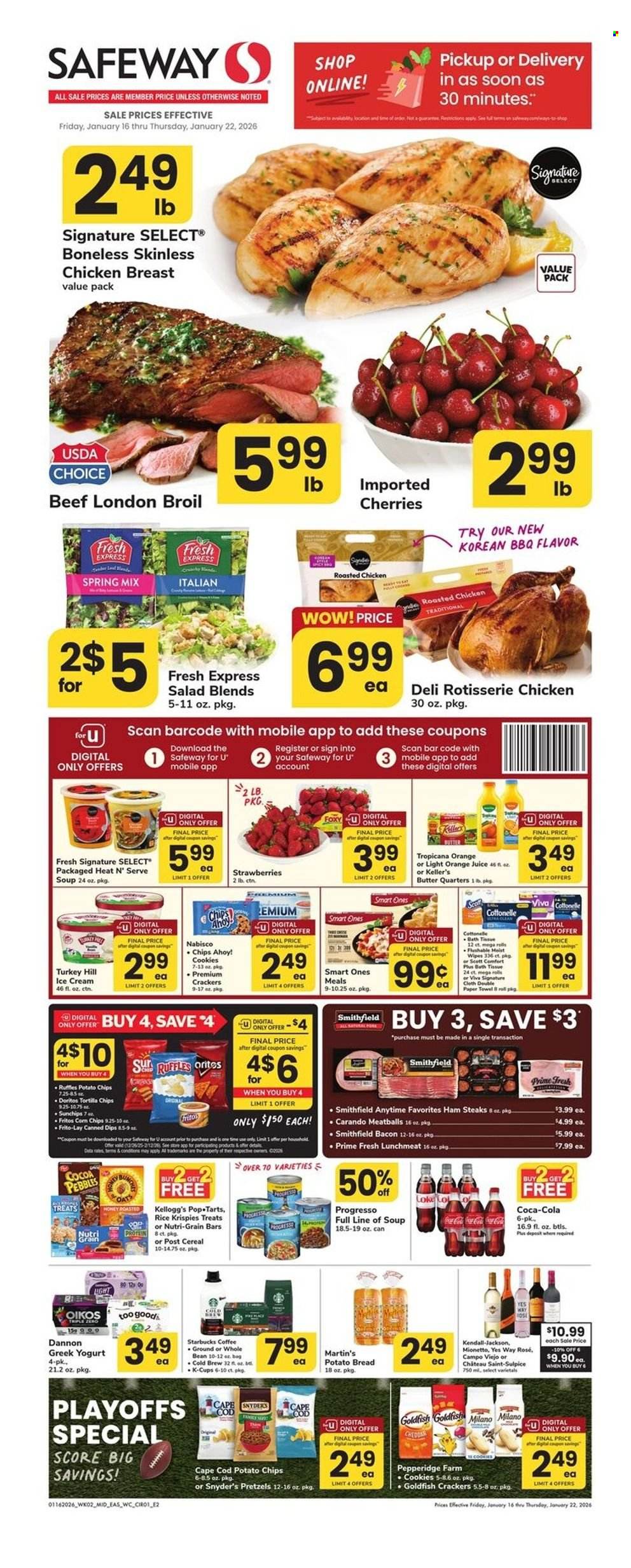 Safeway ad - 01/16/2026 - 01/22/2026. Page 1