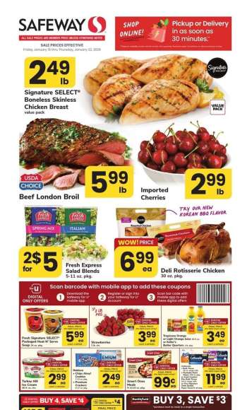 Safeway Flyer - 01/16/2026 - 01/22/2026.