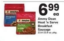 Jimmy Dean Heat'n Serve Breakfast Sausage