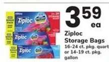 Ziploc Storage Bags