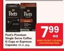 Peet's Premium Single Serve Coffee