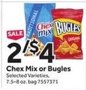 Chex Mix or Bugles